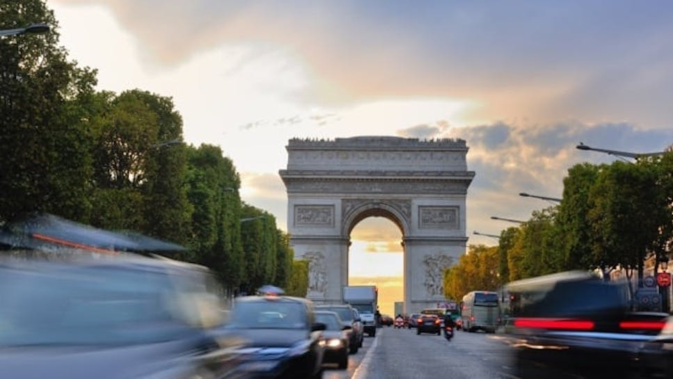 Driving in Europe.