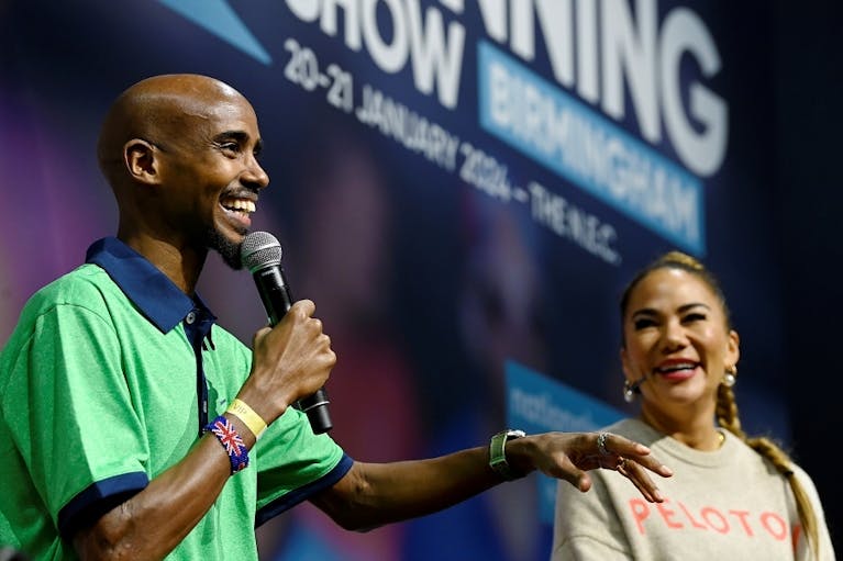 Sir Mo Farah at The National Running Show
