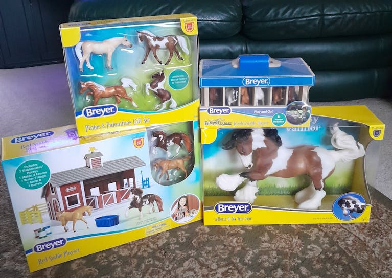 Pony-related toys received as a prize