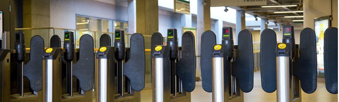 Tube gates.