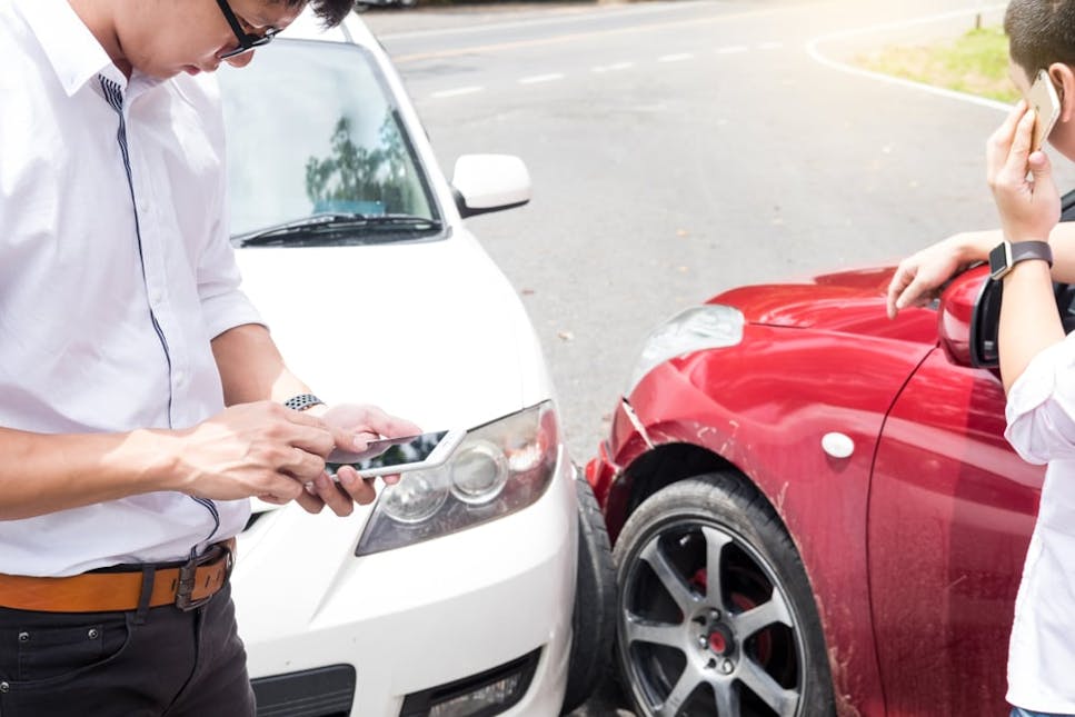 Making a claim on your car insurance.