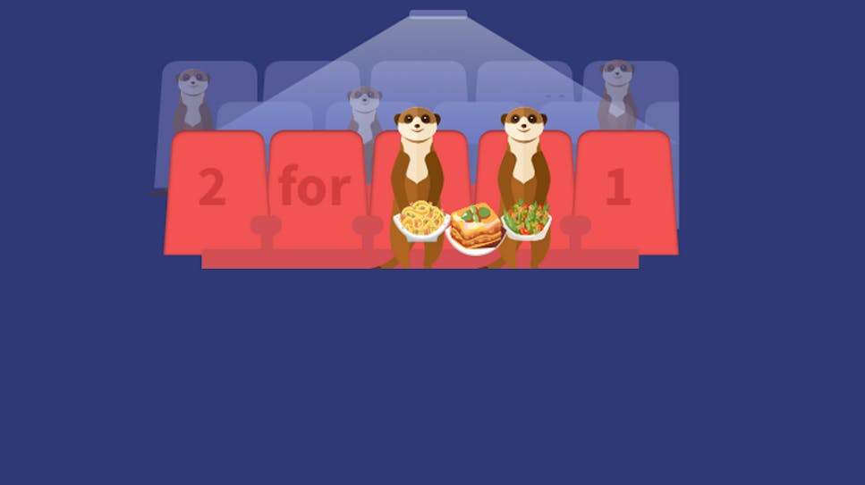 Money Saving Expert's trick to get 2for1 movies and meals for a year for about £1