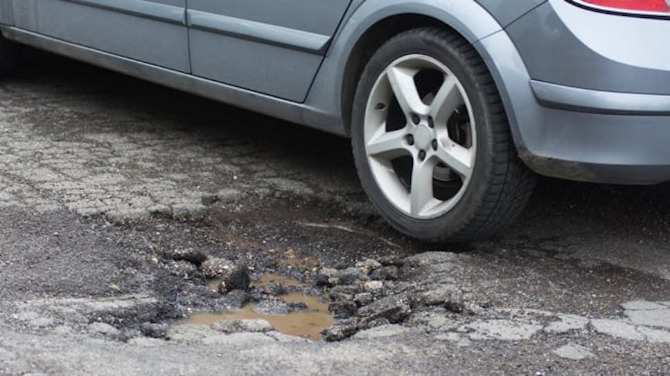 Pothole claims.