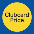 Logo: the words ‘Clubcard Price’, written in black and placed in a yellow circle which is itself inside a blue square