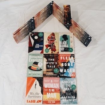 Novels laid out in the shape of a house.