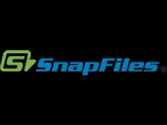 SnapFiles logo, which is a green 'S' symbol and 'SnapFiles' in blue on a black background.